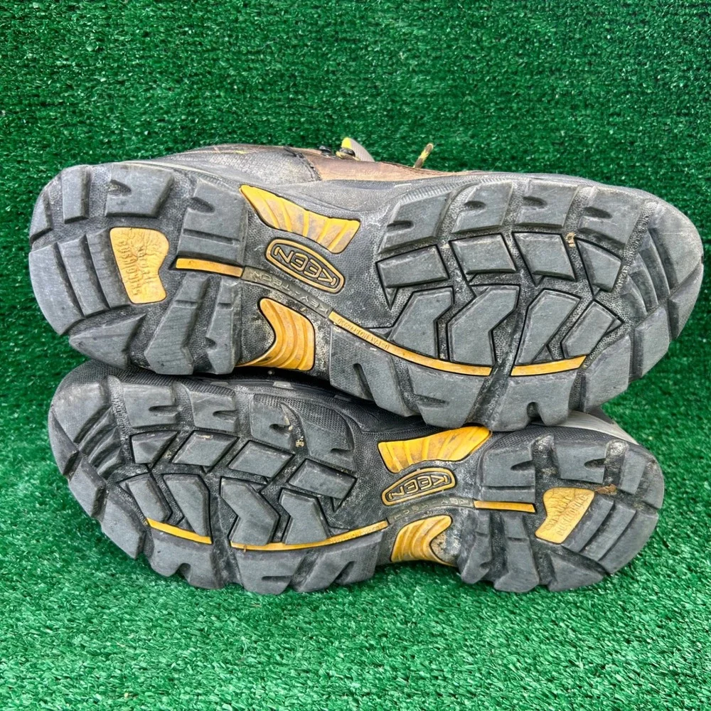 Keen Utility‎ Mens 11.5 D Brown Leather Work Boots ASTM F2413-18 EH 1007025D